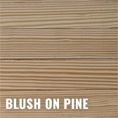 blush on pine