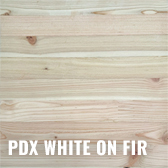 pdx white on fir